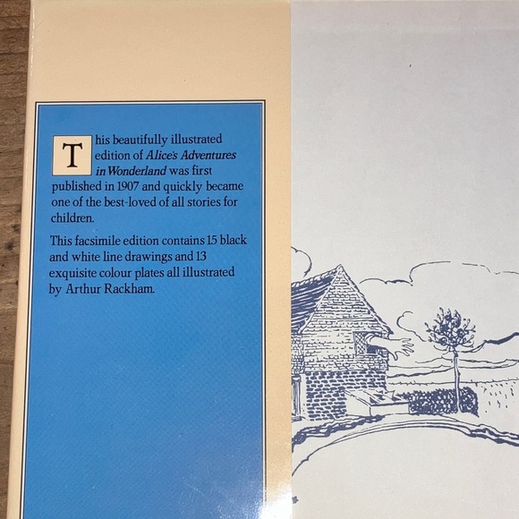 Alice's Adventures in Wonderland Illustrated Book rare vintage 1986 reprint - Picture 3 of 16